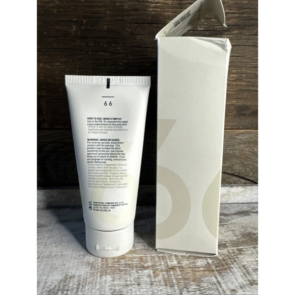 Community Sixty Six Retinol‎ Resurfacing Night Cream 1.7oz Sealed | MSRP = $38